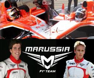 yapboz Marrussia F1 Team 2013